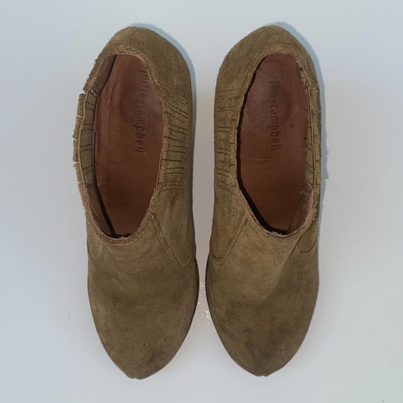 Jeffrey Campbell Yorktown Distressed Suede Booties - Picture 7 of 8